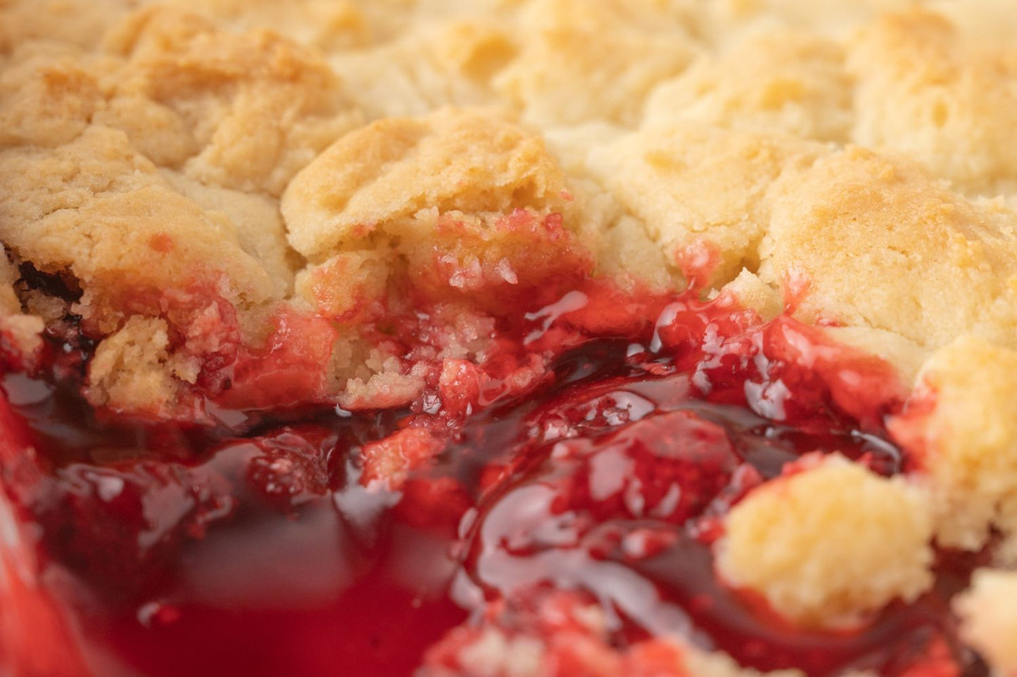 Strawberry Dump Cake