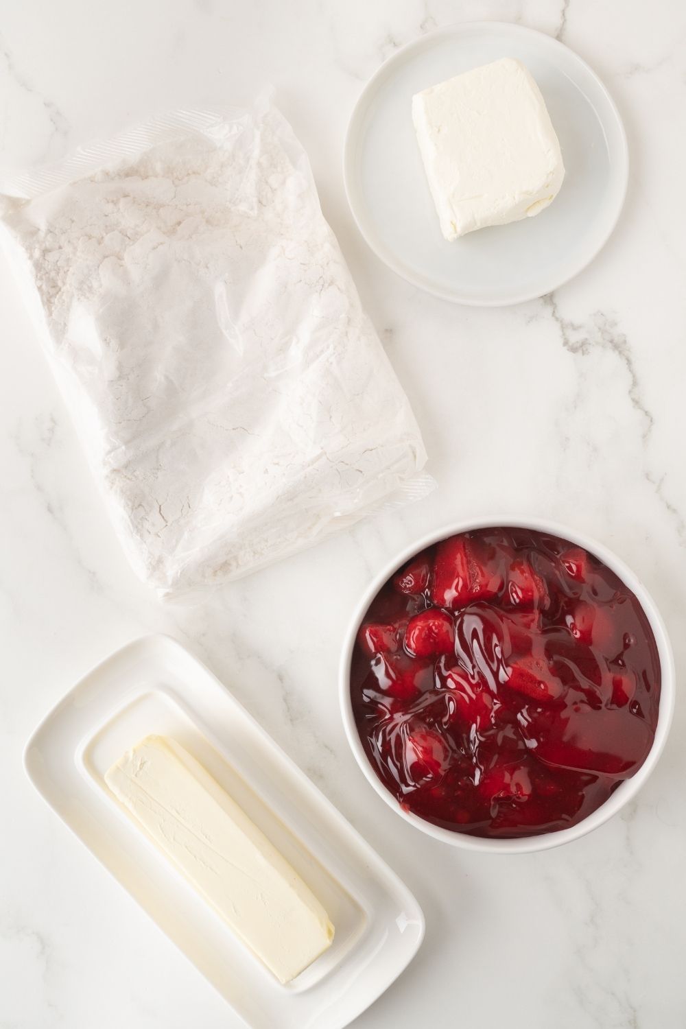 Strawberry Dump Cake