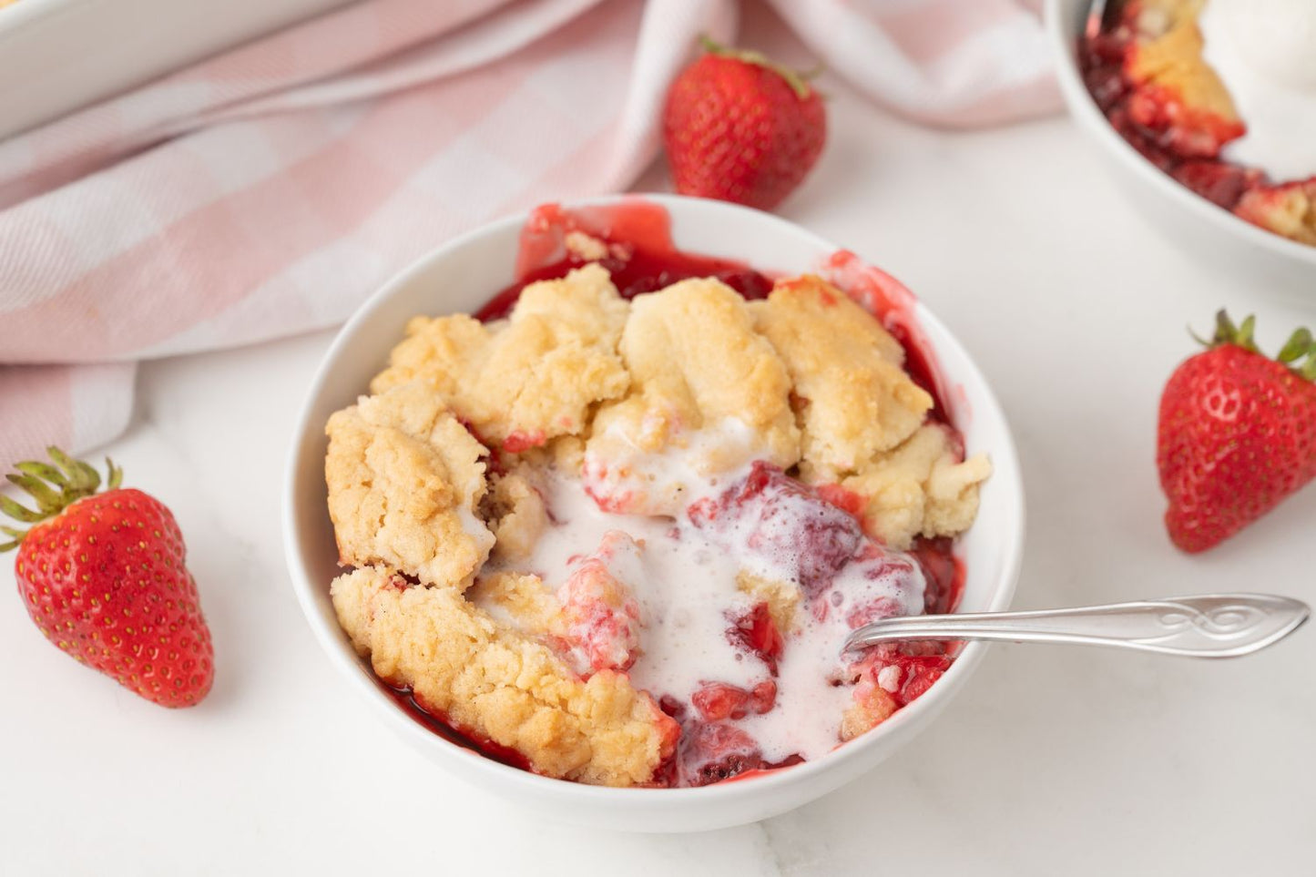 Strawberry Dump Cake