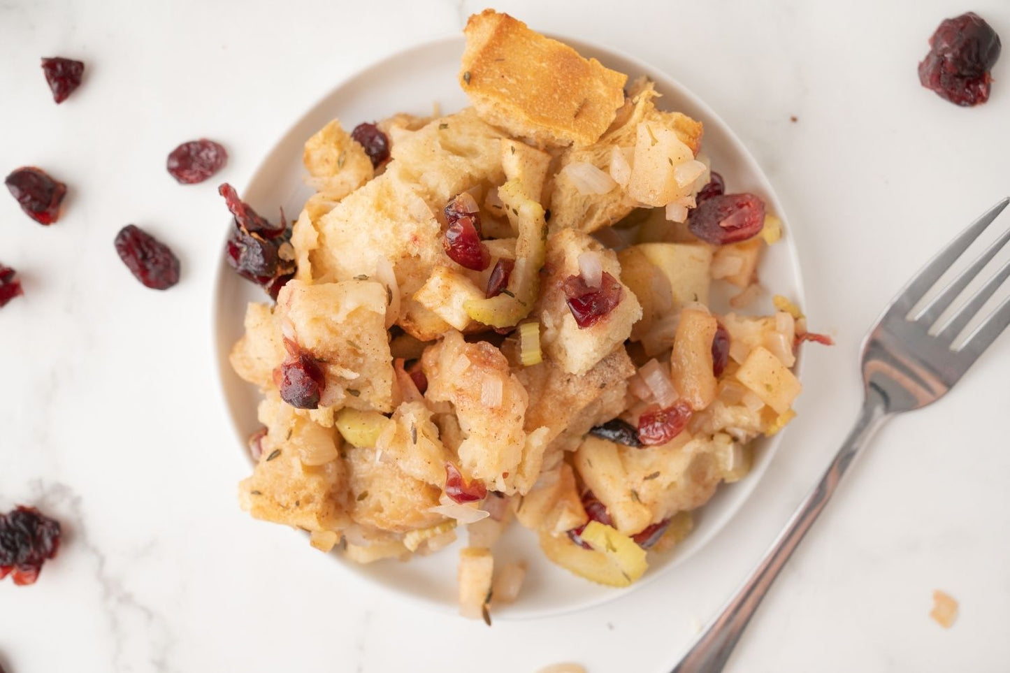 Apple Cranberry Stuffing - set 2