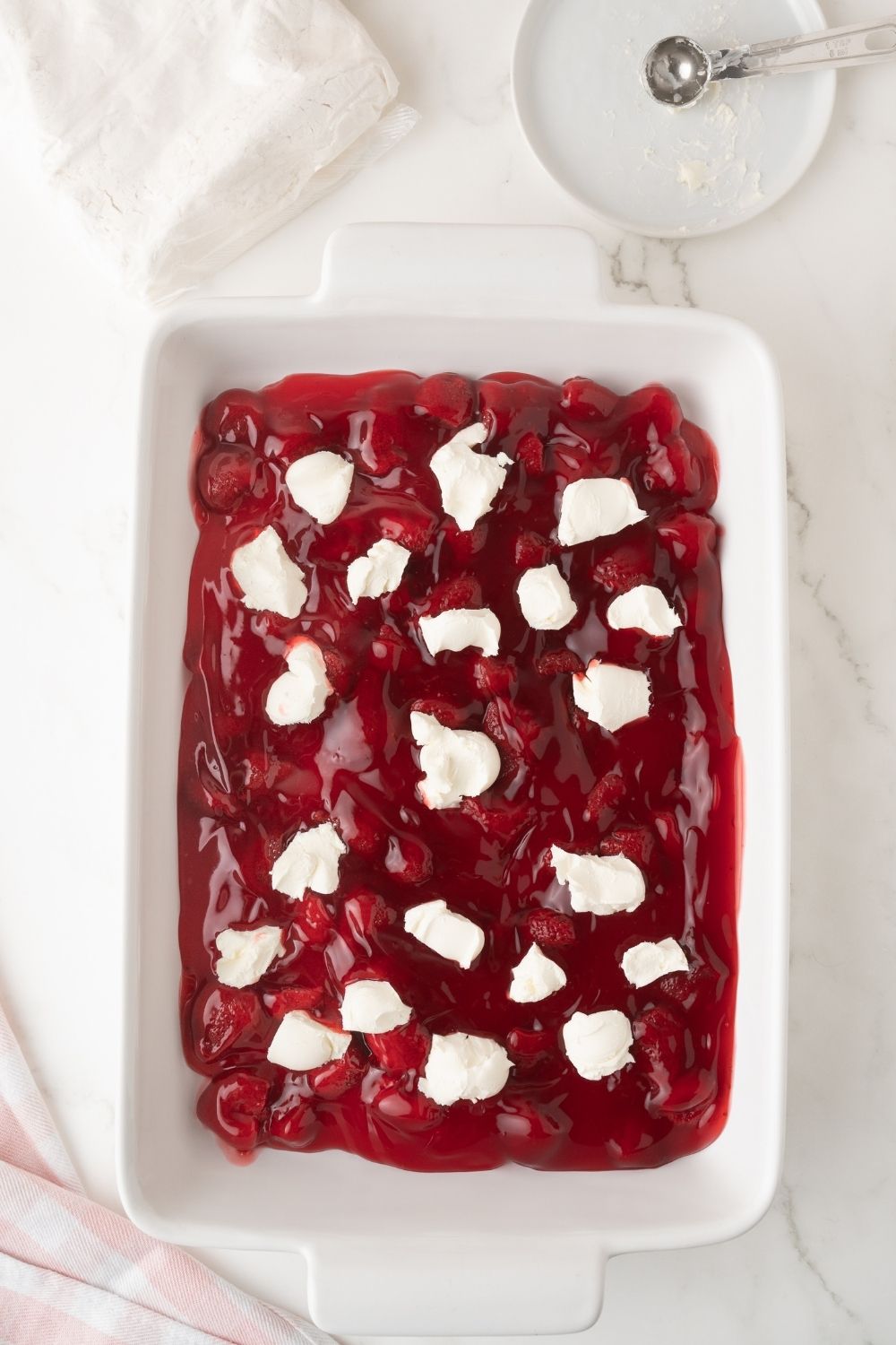 Strawberry Dump Cake