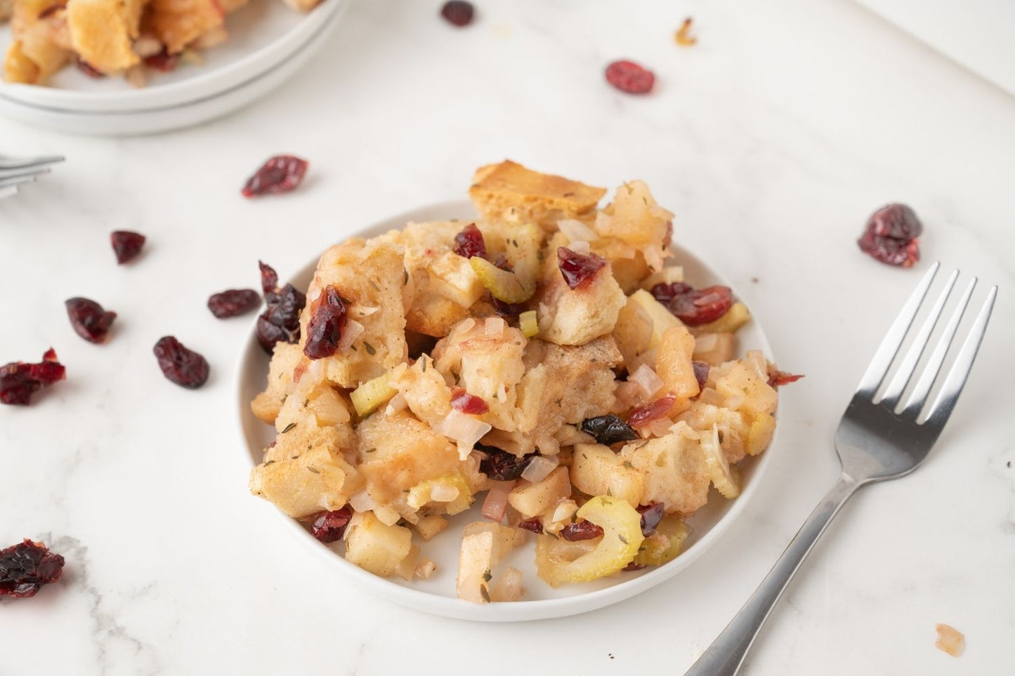 Apple Cranberry Stuffing - set 2