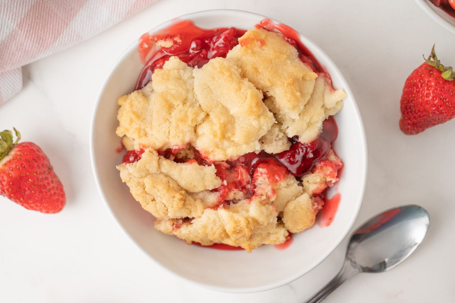 Strawberry Dump Cake
