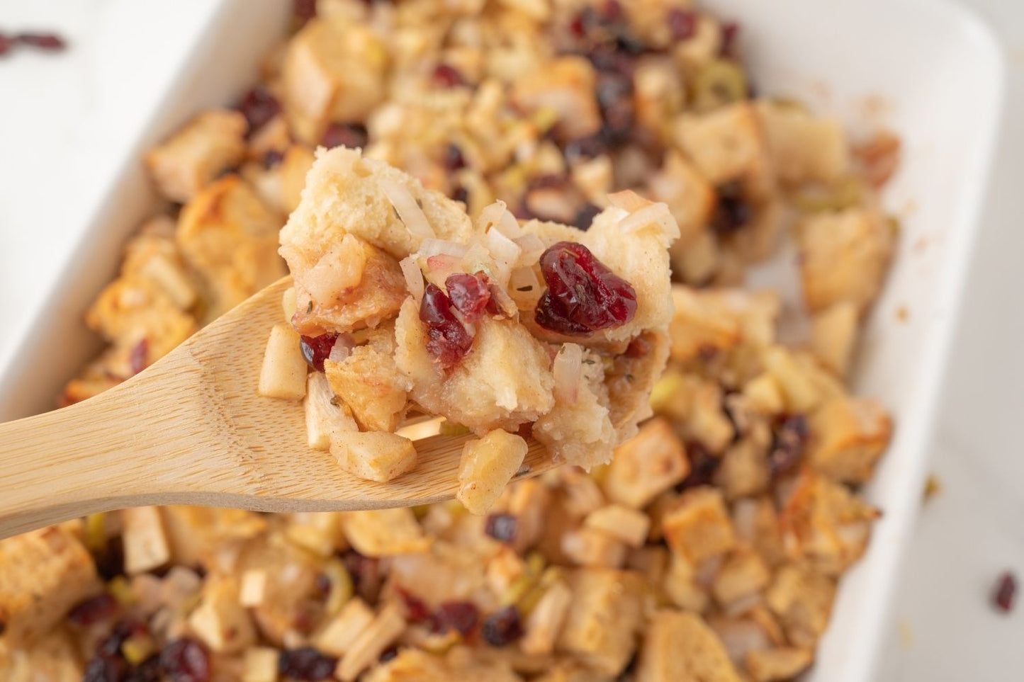 Apple Cranberry Stuffing - set 2