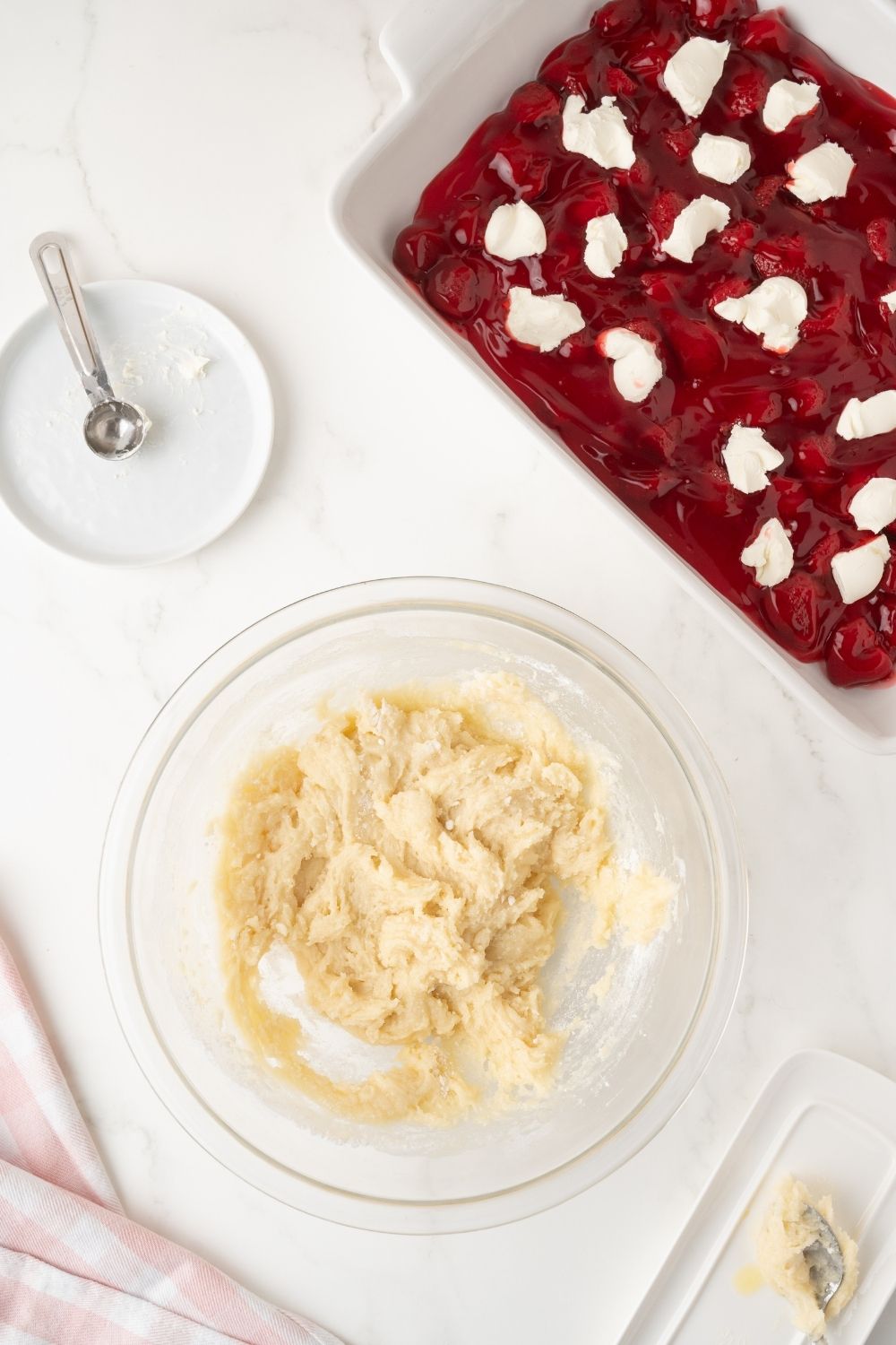 Strawberry Dump Cake