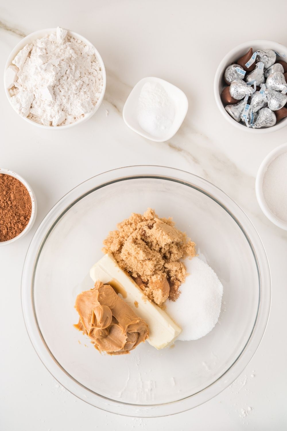 Chocolate Peanut Butter Blossoms