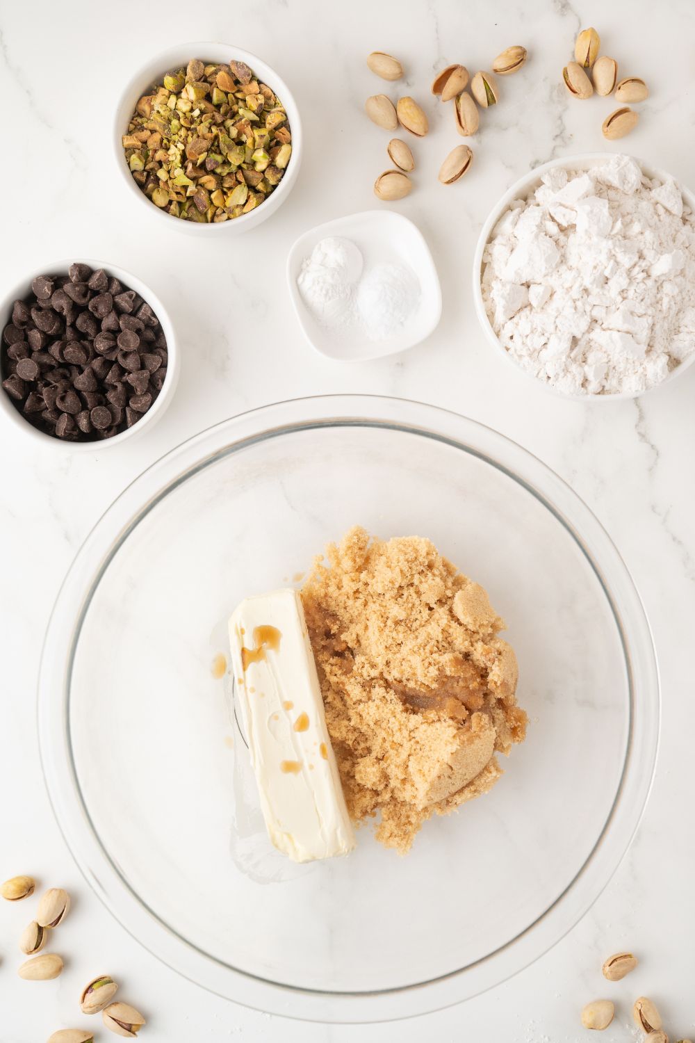 Pistachio Chocolate Chip Cookies