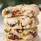 Cranberry Pistachio Shortbread Cookies