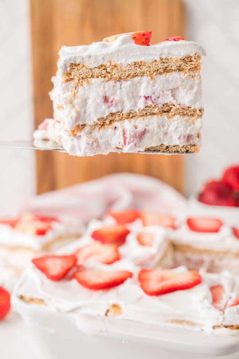 Strawberry Icebox Cake