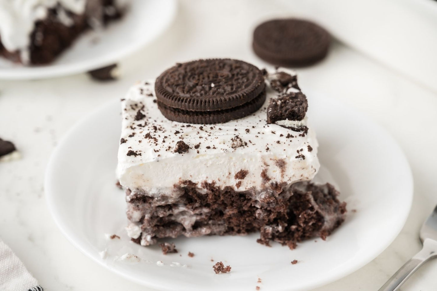 Oreo Poke Cake