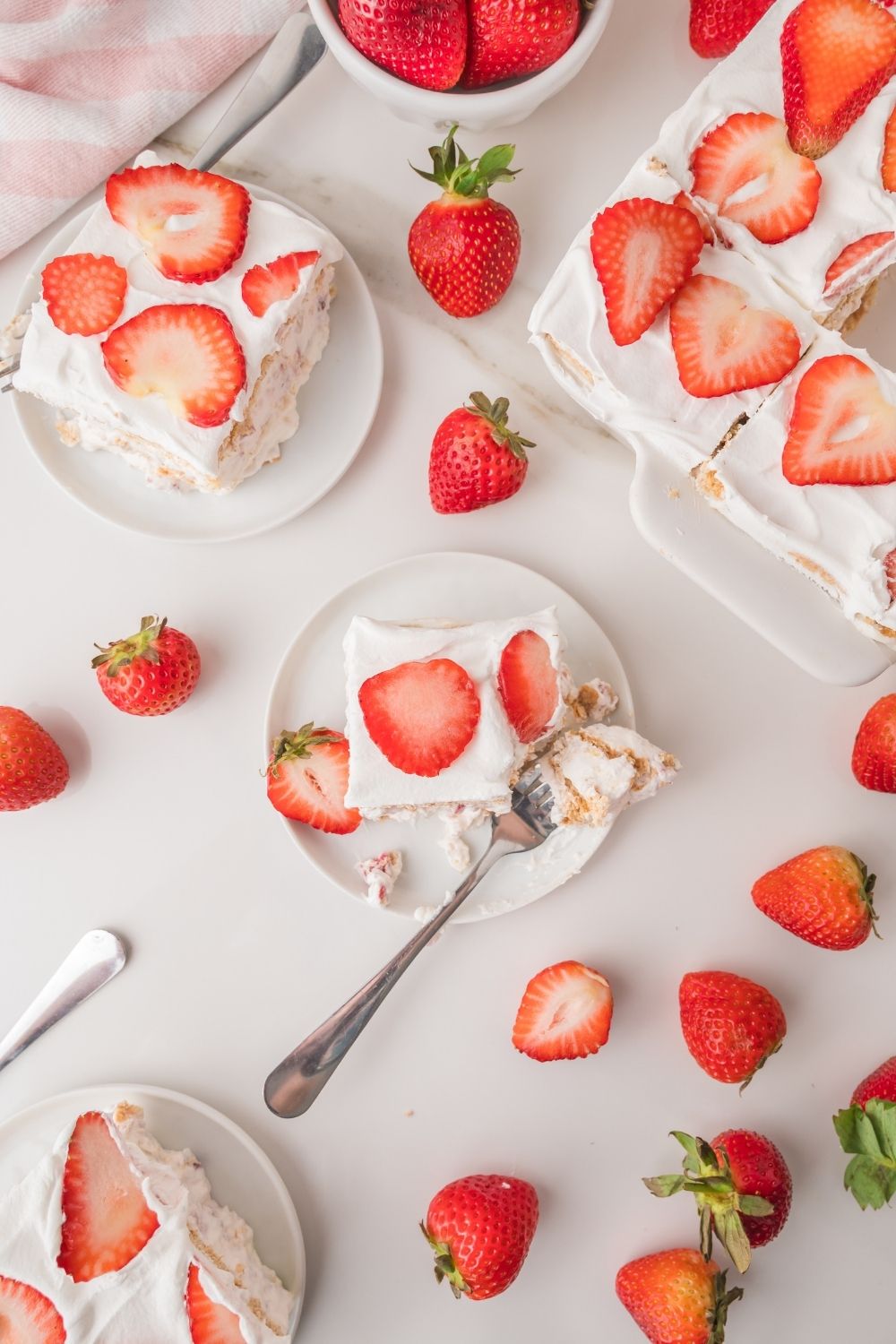 Strawberry Icebox Cake