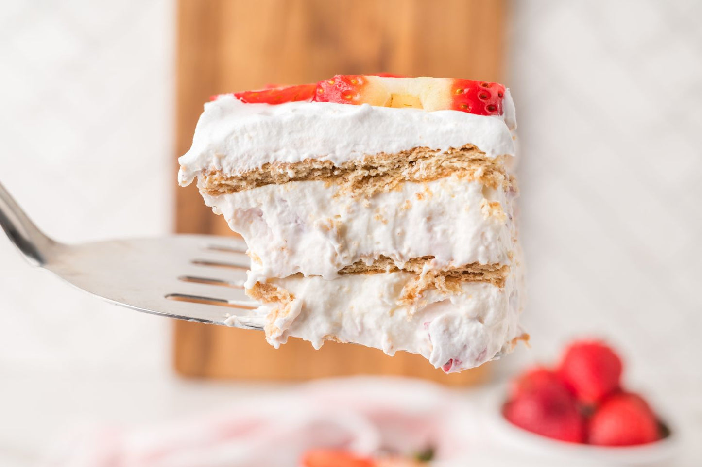 Strawberry Icebox Cake