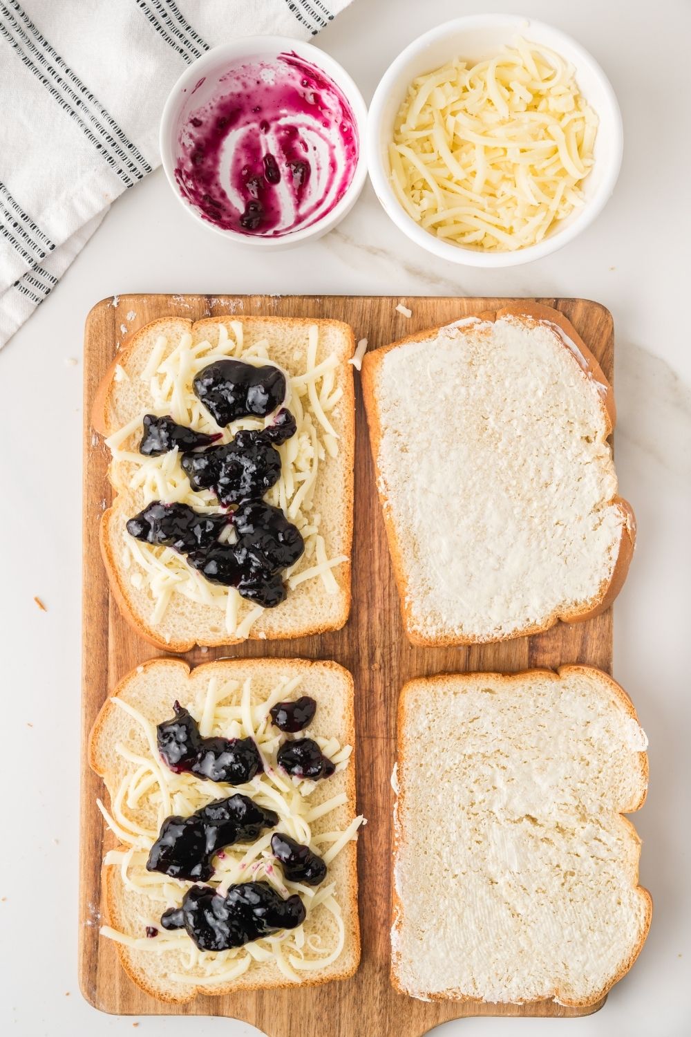 Blueberry Grilled Cheese