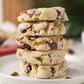 Cranberry Pistachio Shortbread Cookies