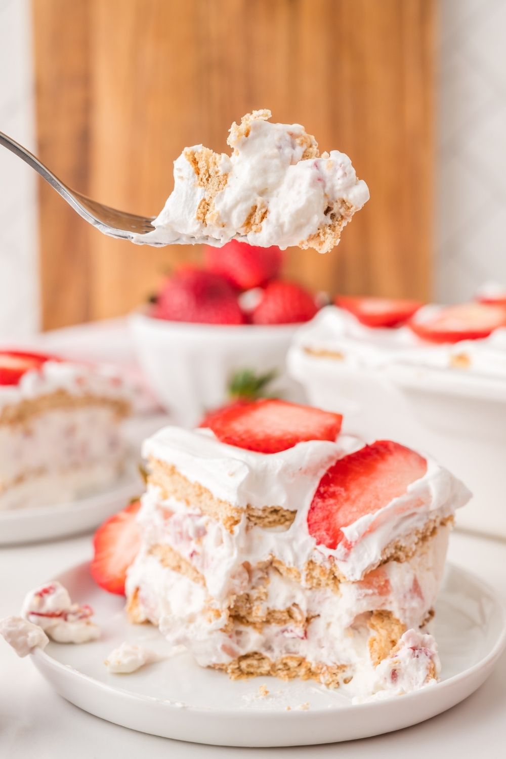 Strawberry Icebox Cake