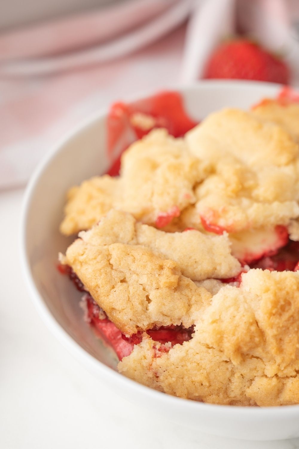 Strawberry Dump Cake