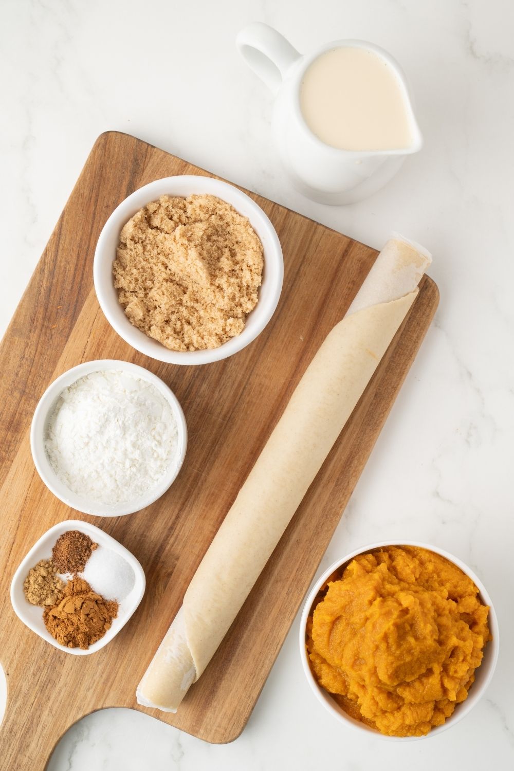 Eggless Pumpkin Pie