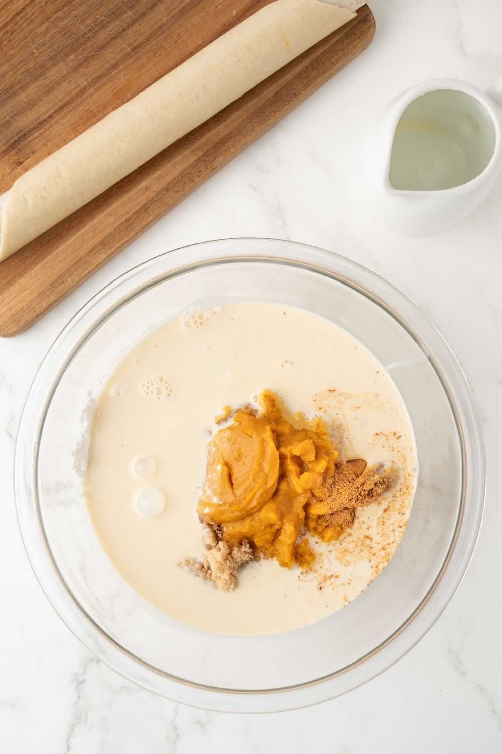 Eggless Pumpkin Pie