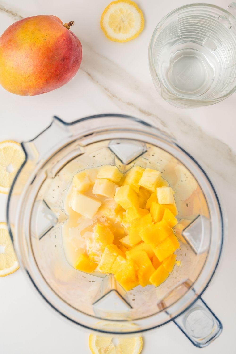 Creamy Pineapple Mango Lemonade