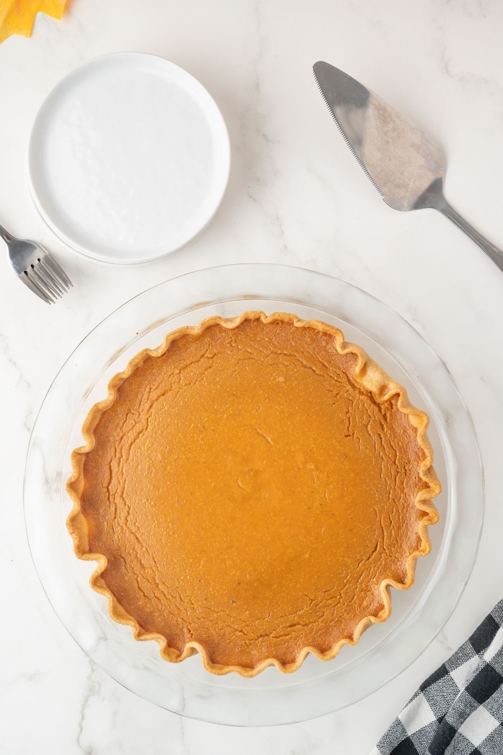 Eggless Pumpkin Pie