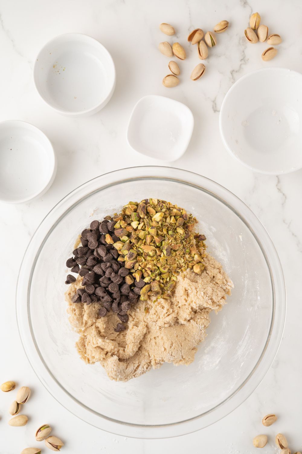Pistachio Chocolate Chip Cookies