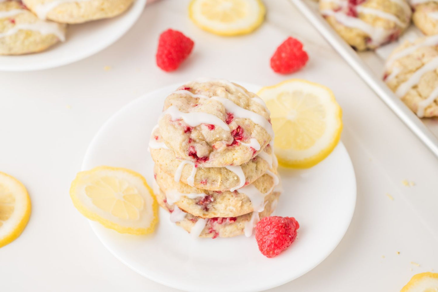Raspberry Lemon Cookies