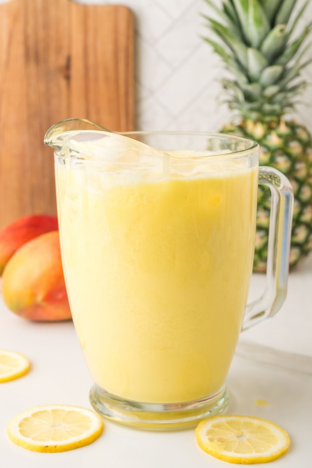 Creamy Pineapple Mango Lemonade