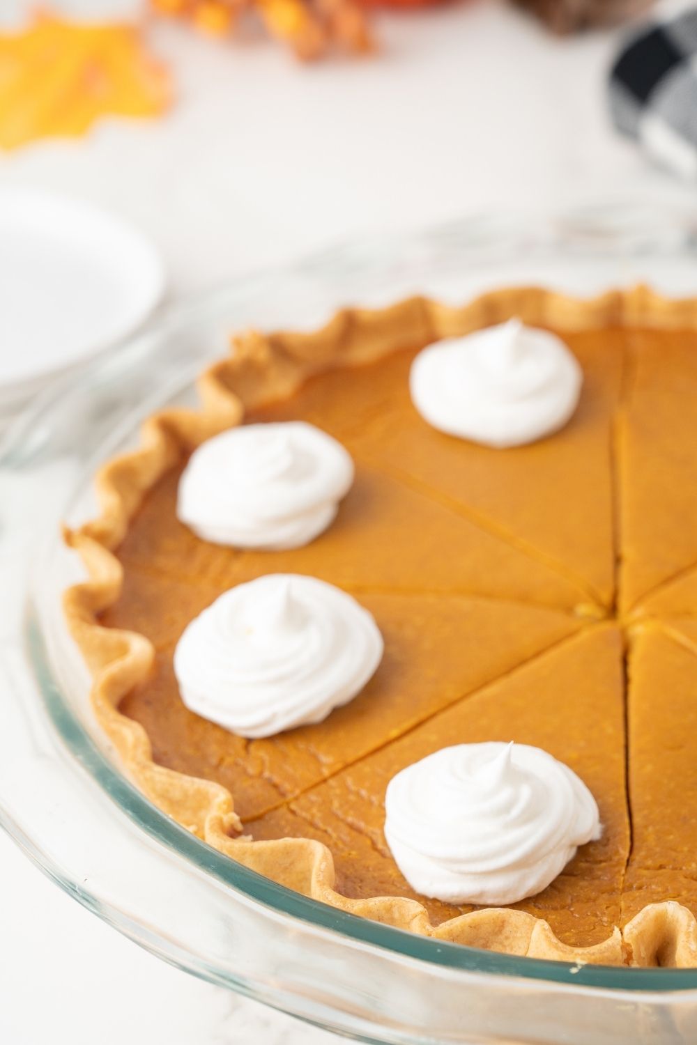 Eggless Pumpkin Pie