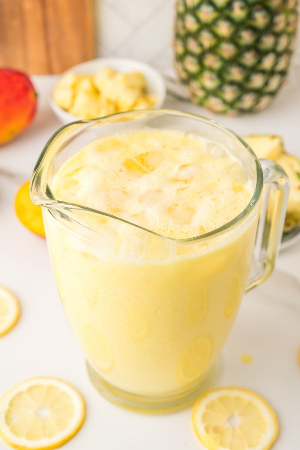 Creamy Pineapple Mango Lemonade