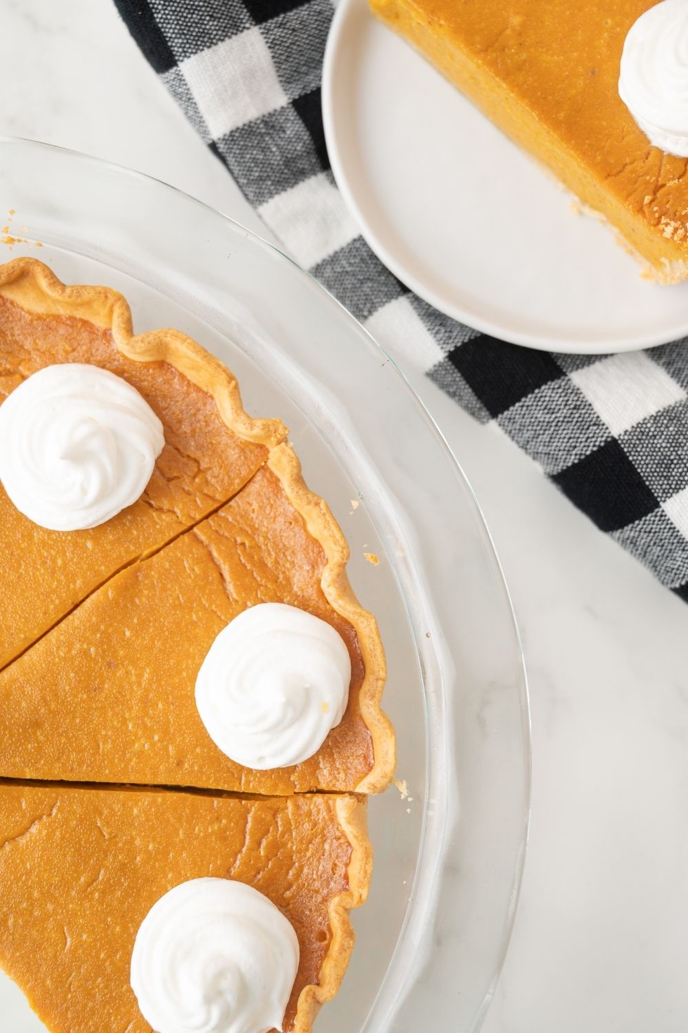 Eggless Pumpkin Pie