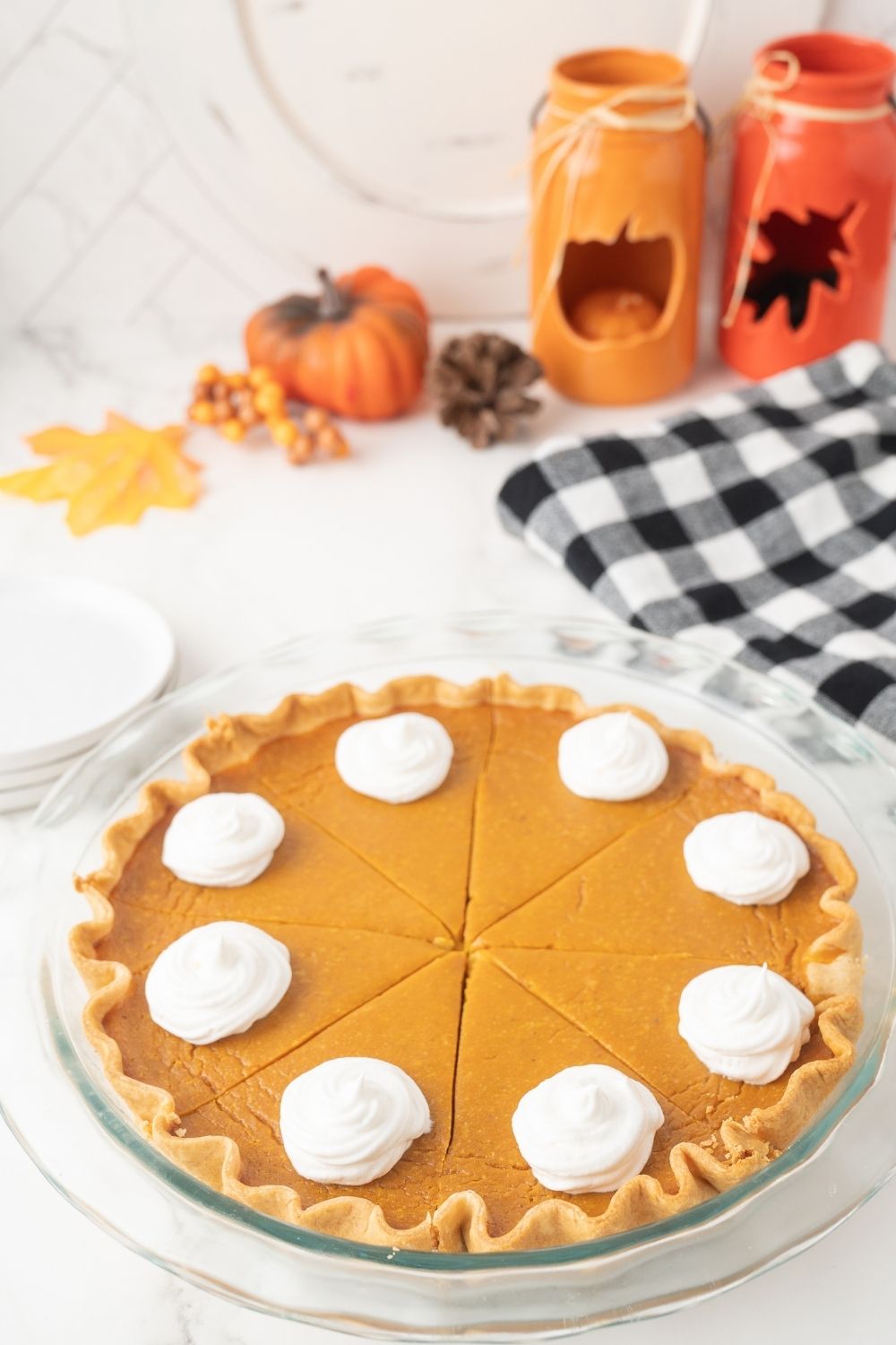 Eggless Pumpkin Pie