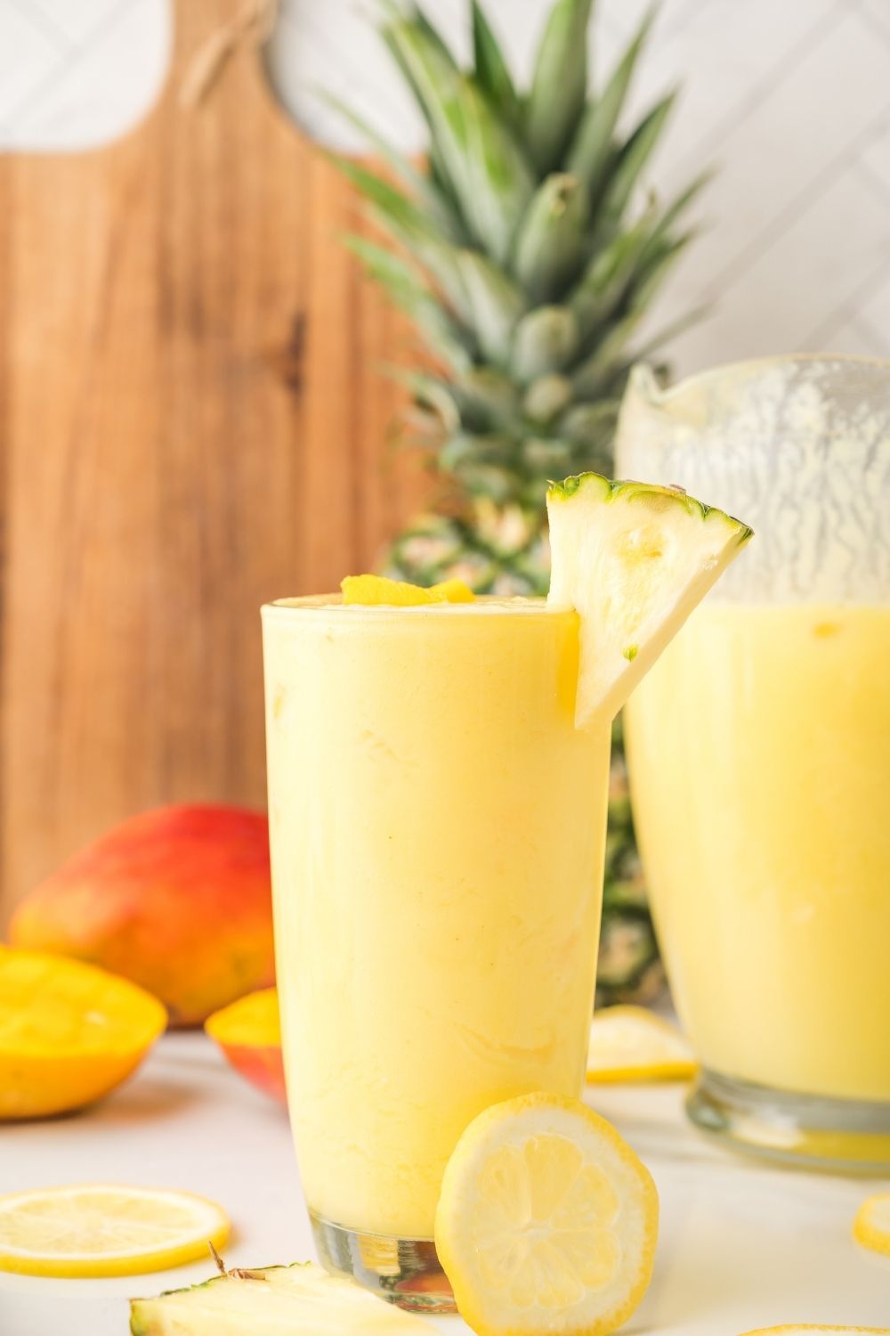 Creamy Pineapple Mango Lemonade