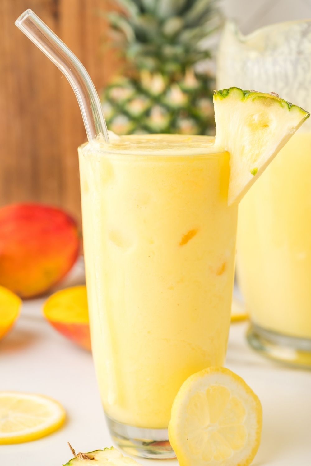 Creamy Pineapple Mango Lemonade
