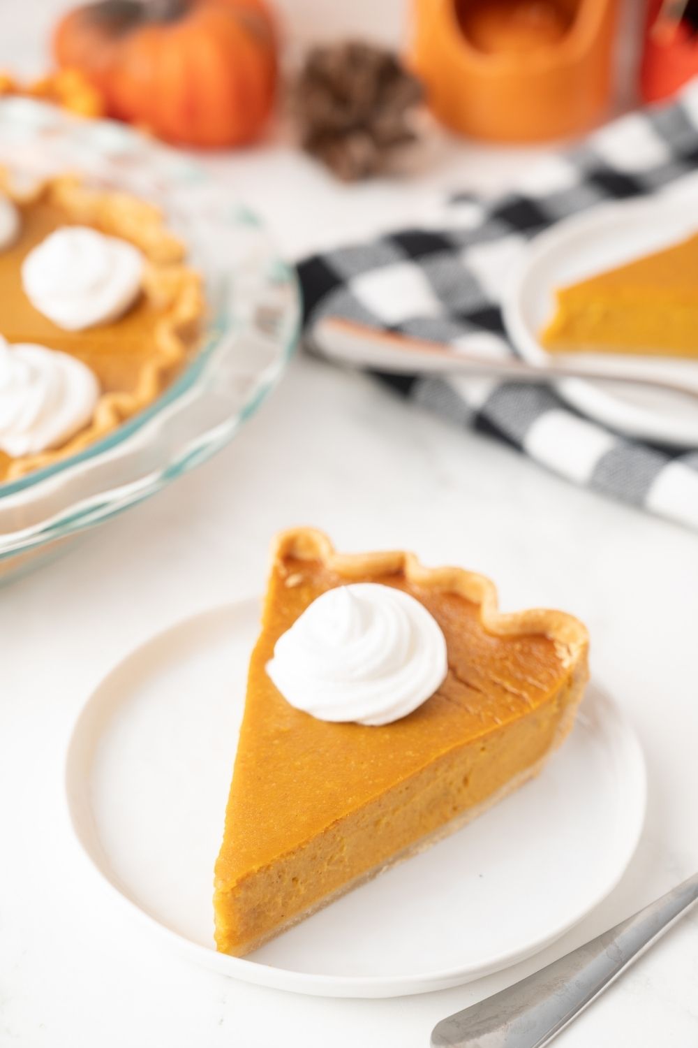 Eggless Pumpkin Pie