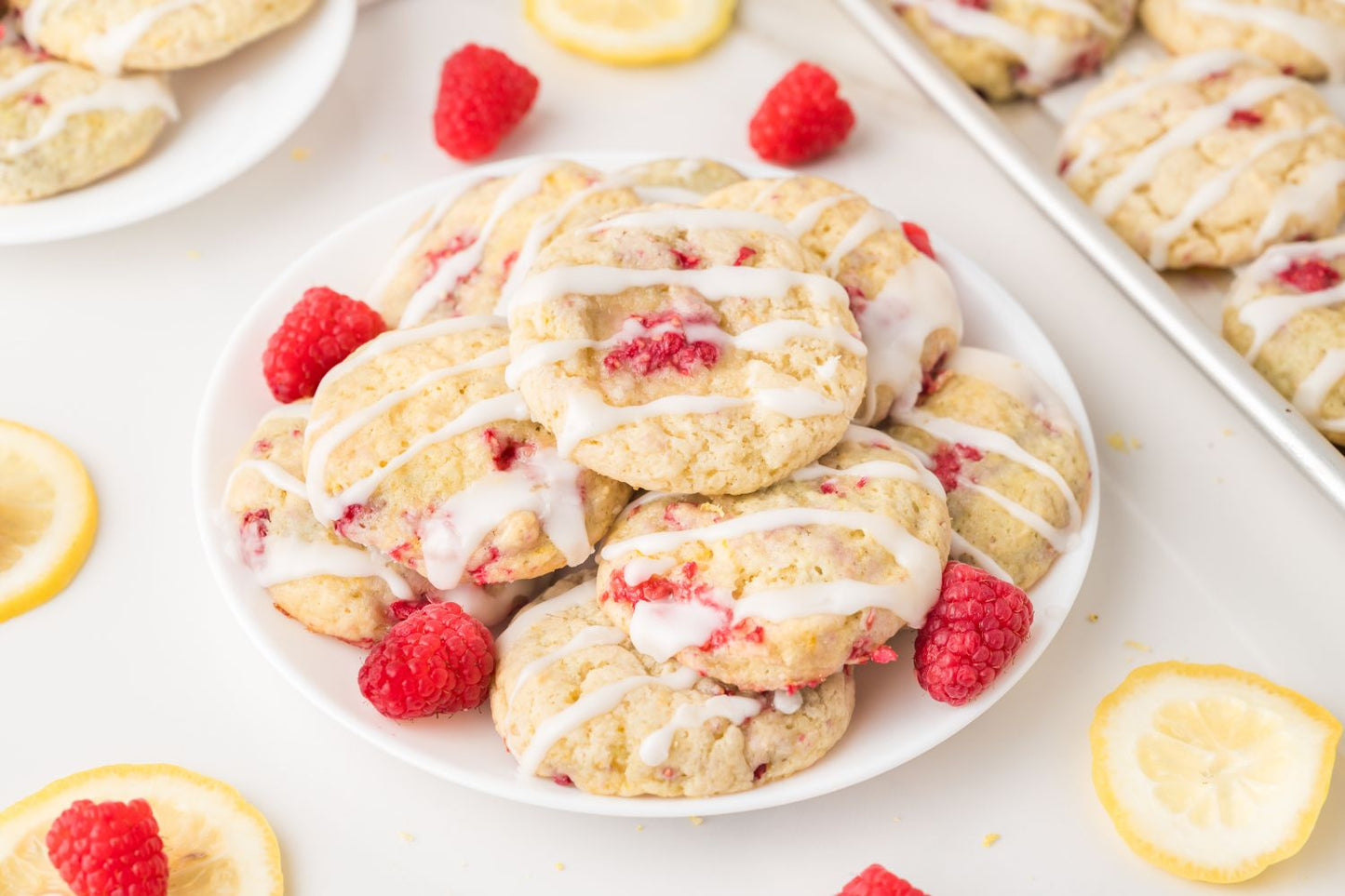 Raspberry Lemon Cookies