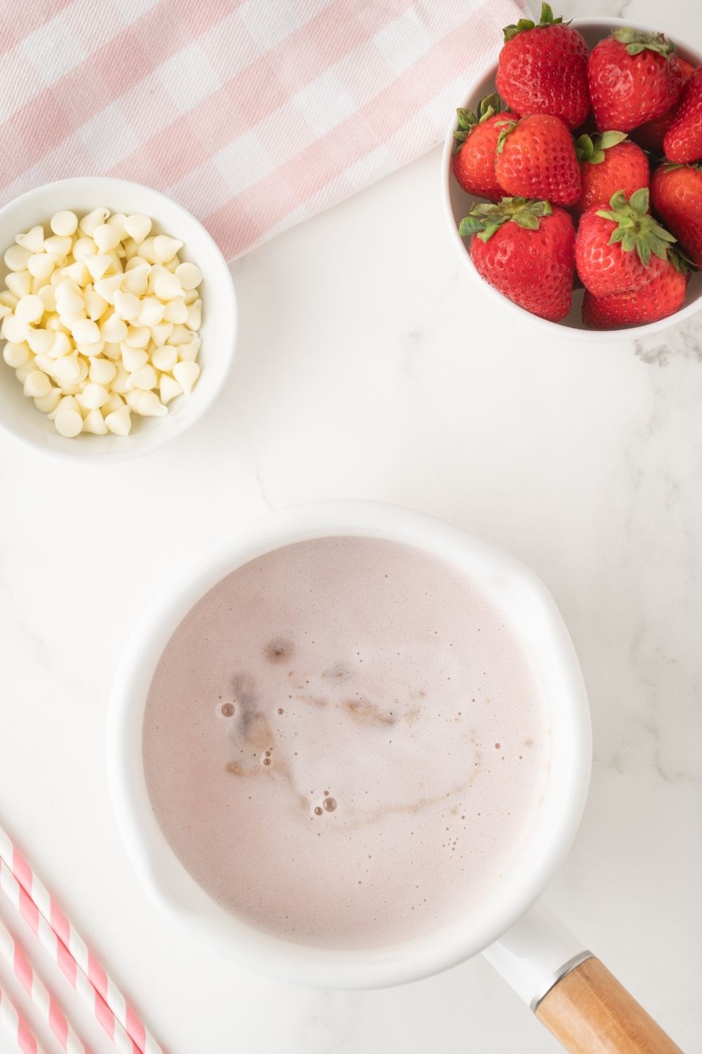 Strawberry Hot Chocolate