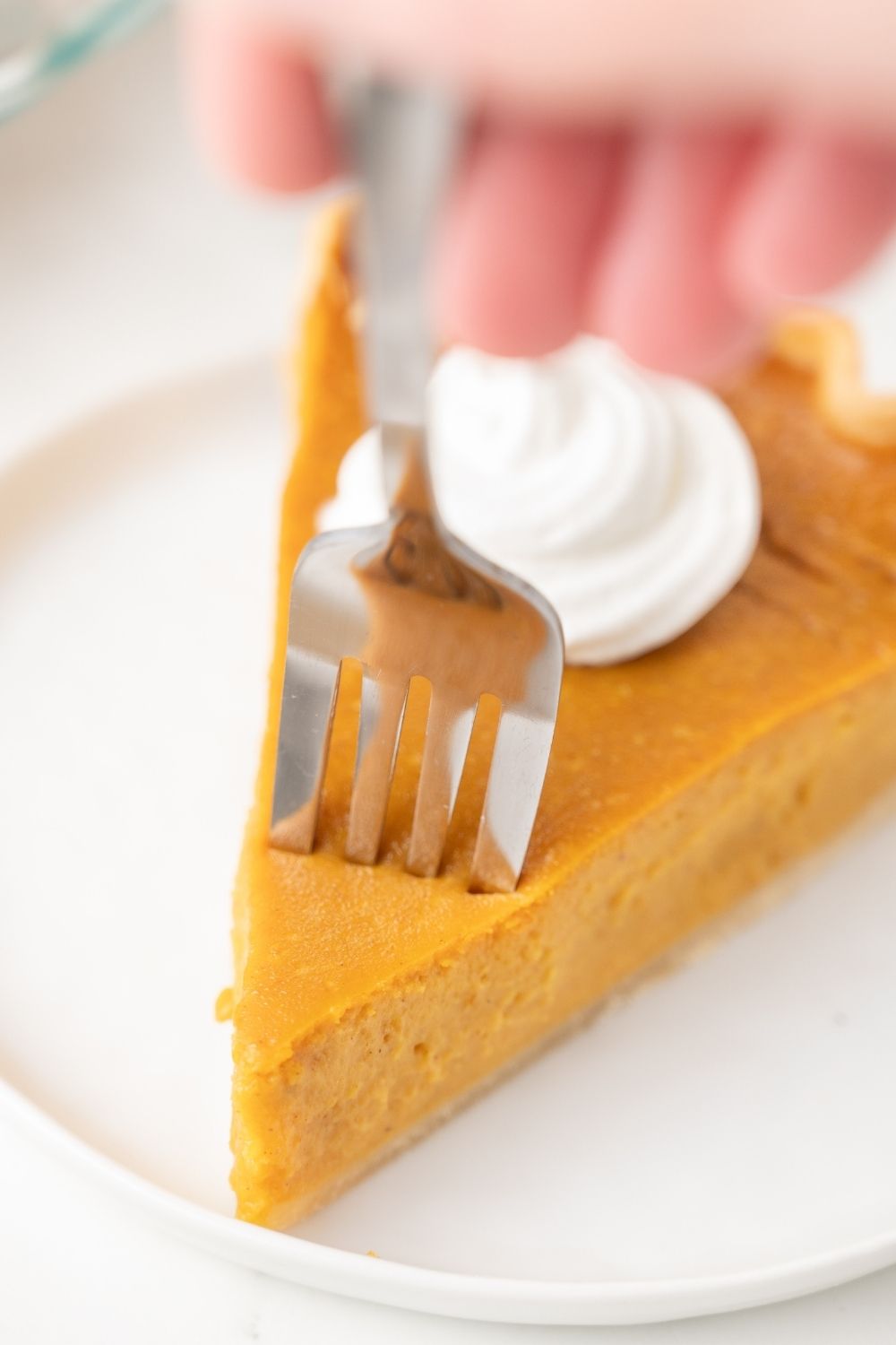 Eggless Pumpkin Pie