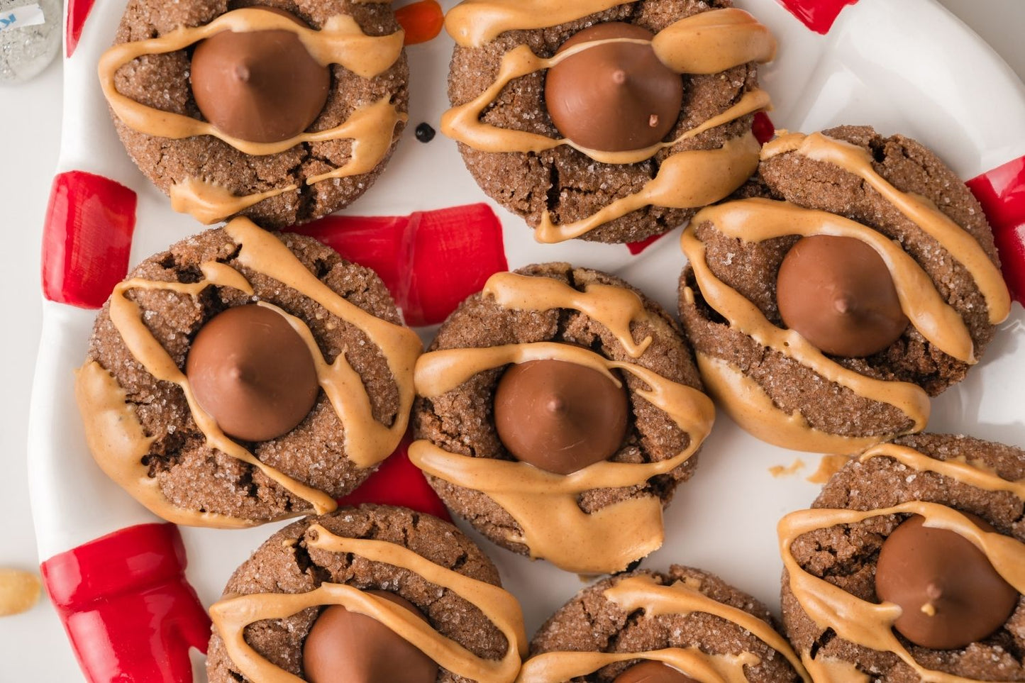 Chocolate Peanut Butter Blossoms