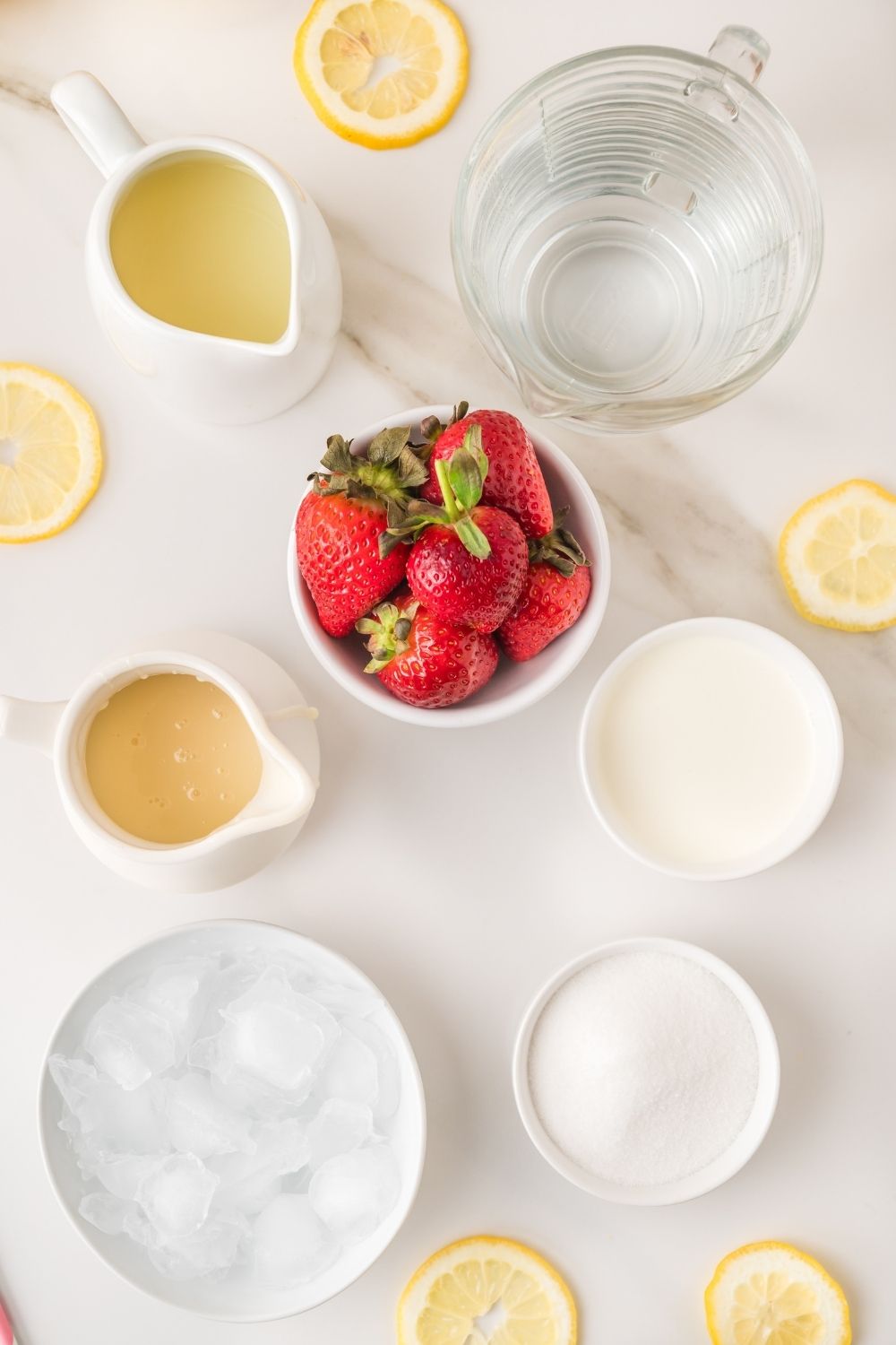 Creamy Strawberry Lemonade