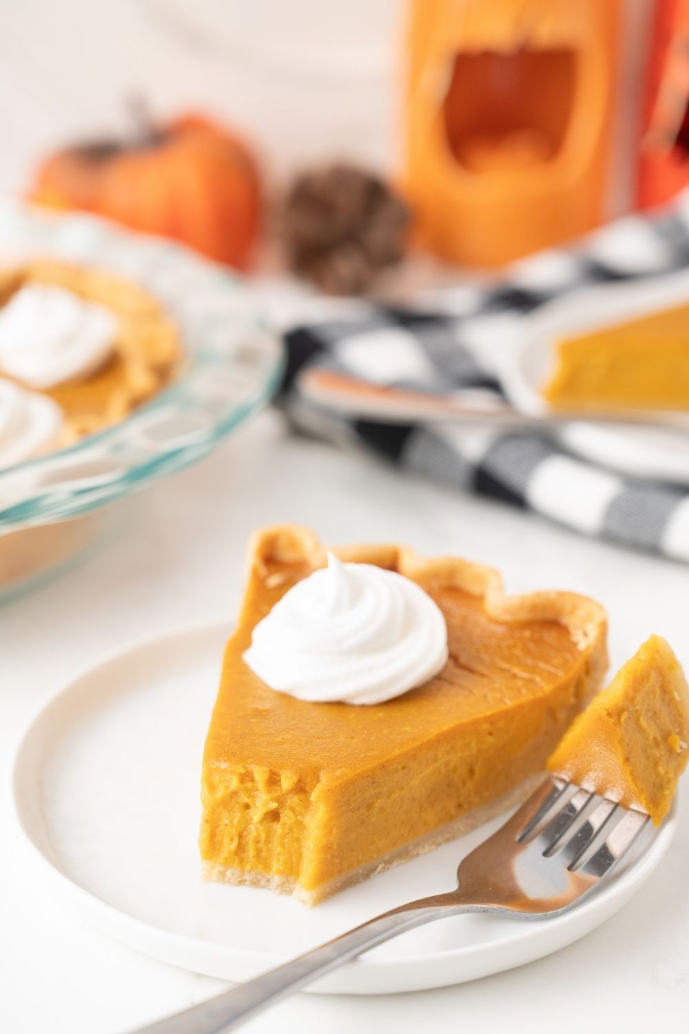 Eggless Pumpkin Pie
