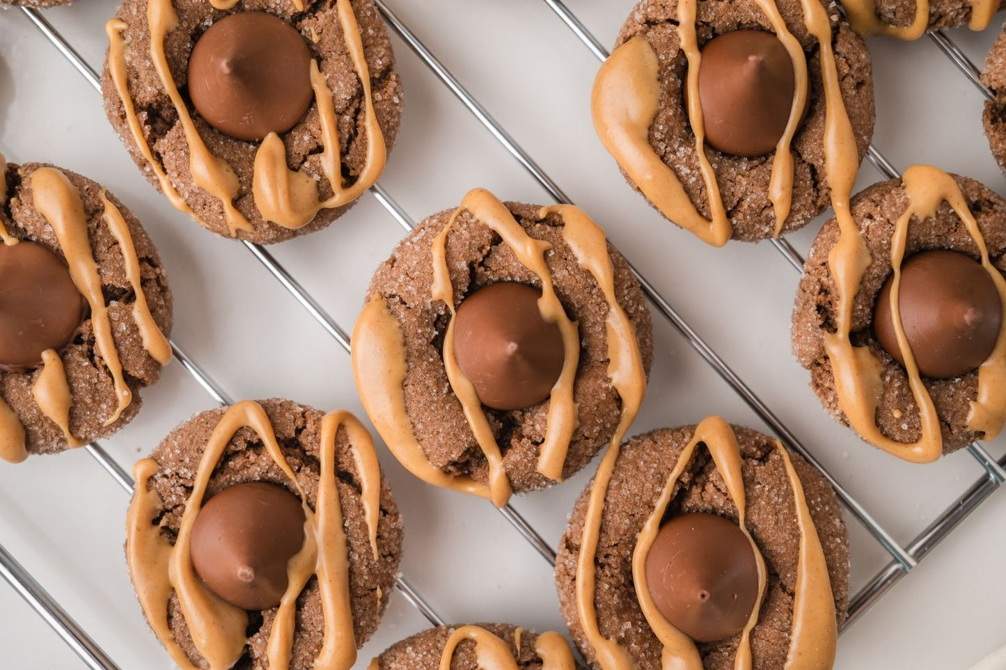 Chocolate Peanut Butter Blossoms