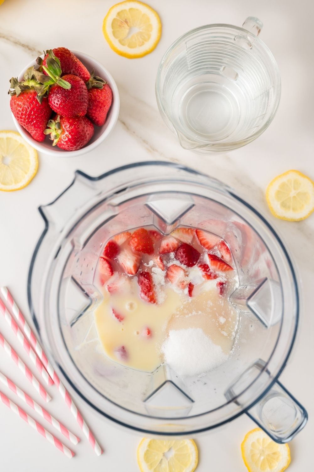 Creamy Strawberry Lemonade