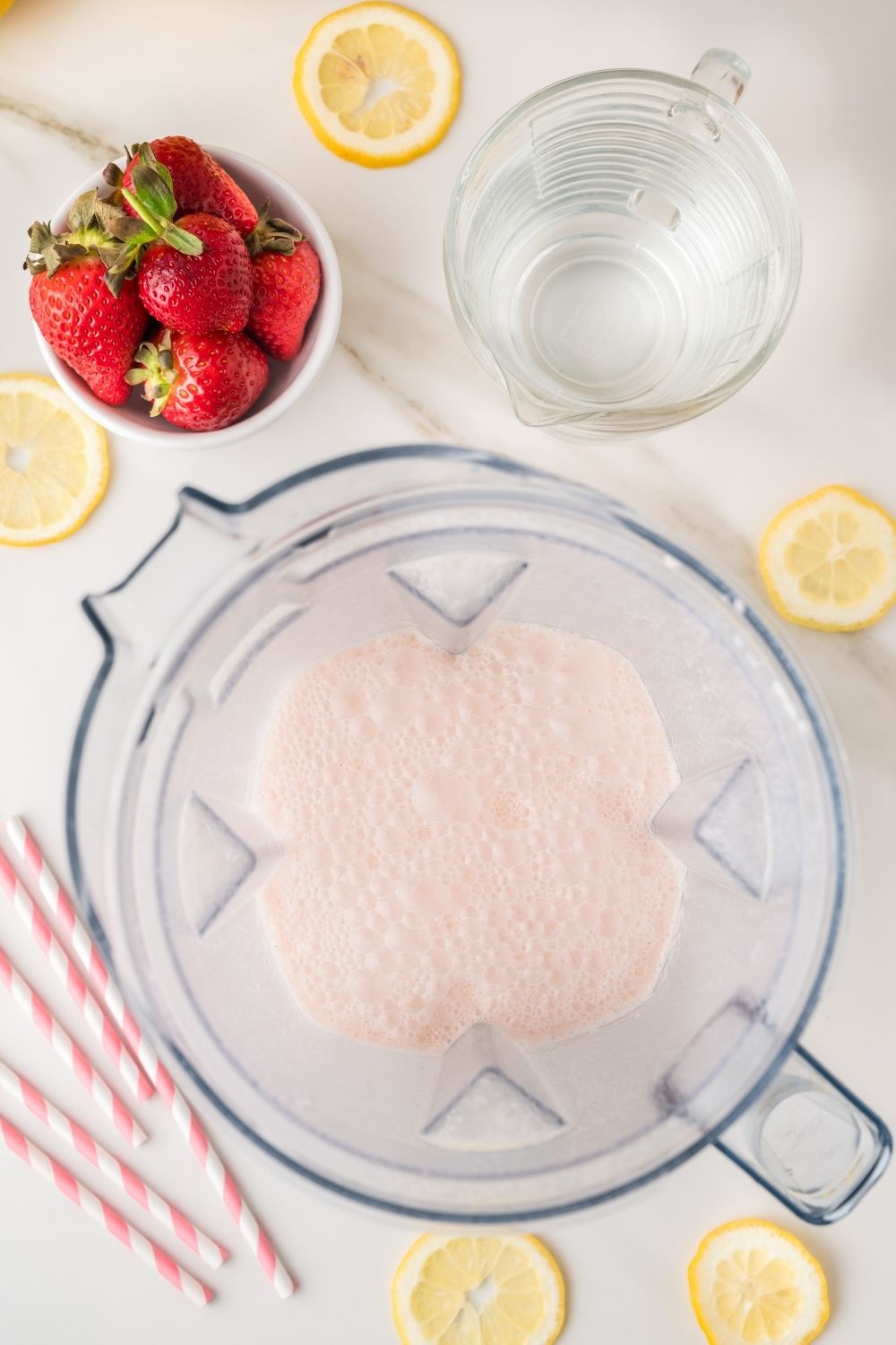 Creamy Strawberry Lemonade