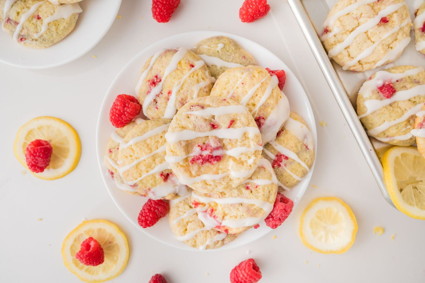 Raspberry Lemon Cookies