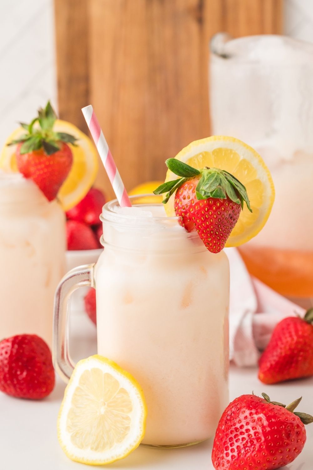 Creamy Strawberry Lemonade