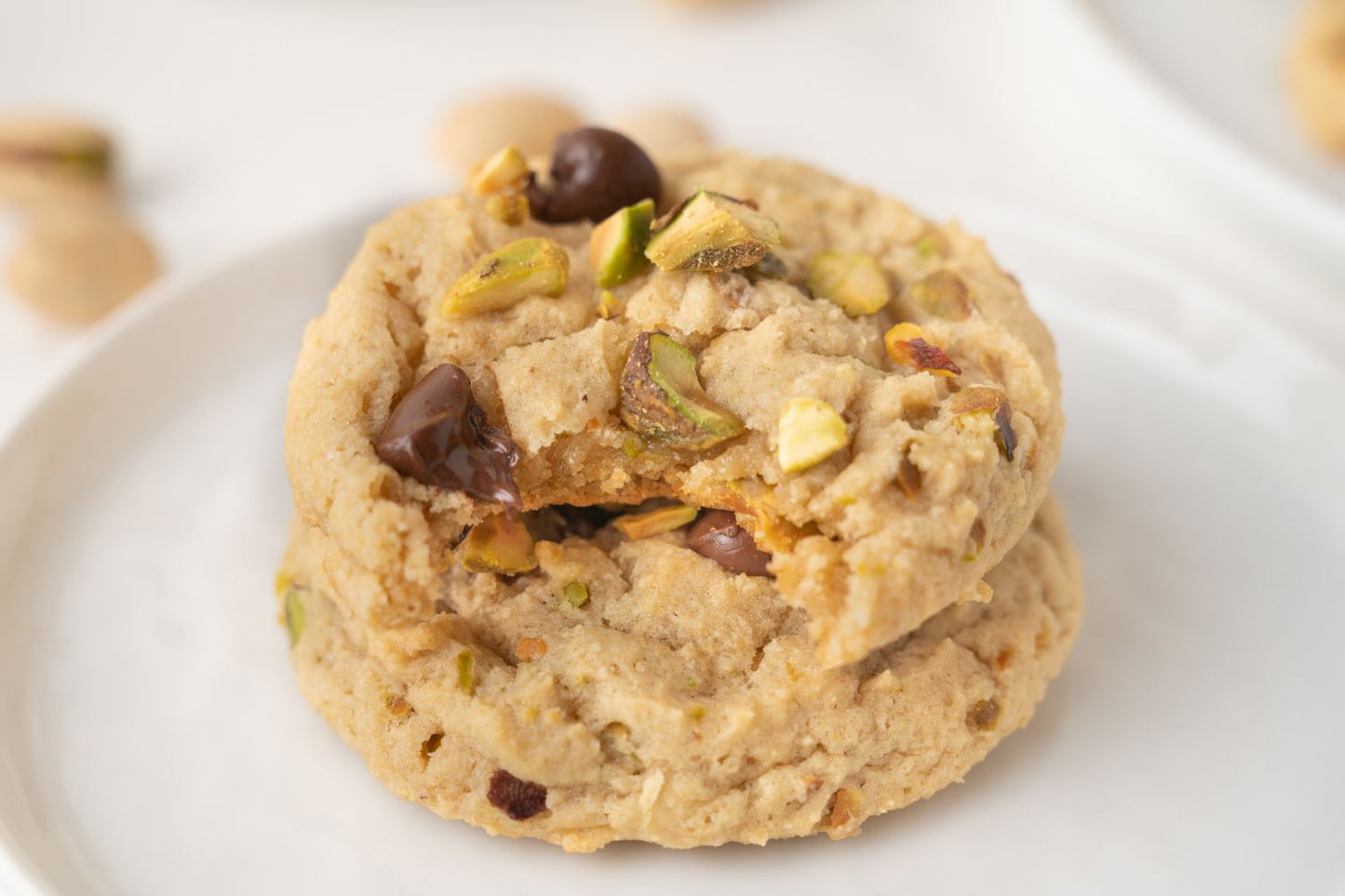 Pistachio Chocolate Chip Cookies