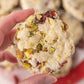 Cranberry Pistachio Shortbread Cookies