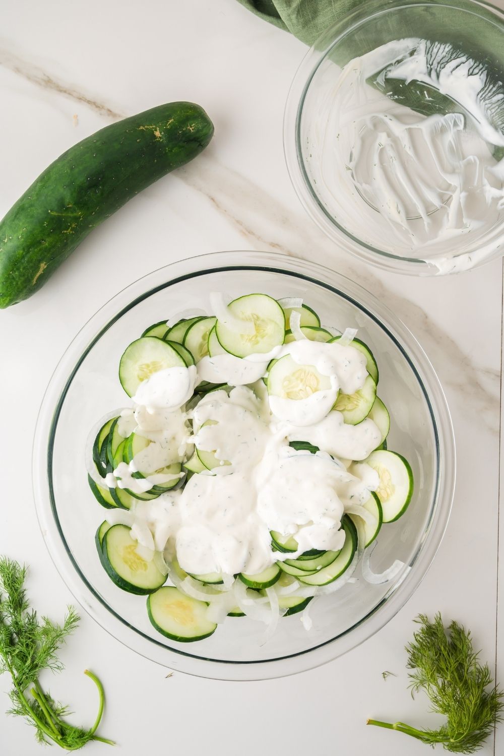 Creamy Cucumber Salad