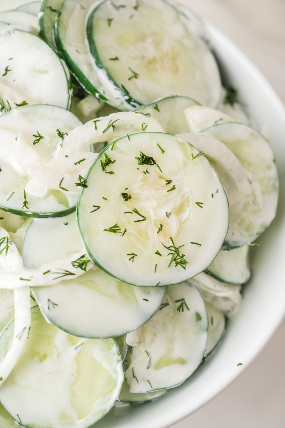 Creamy Cucumber Salad