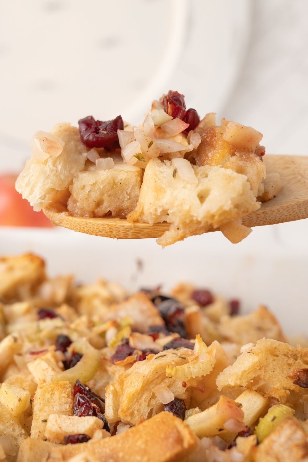 Apple Cranberry Stuffing - set 2